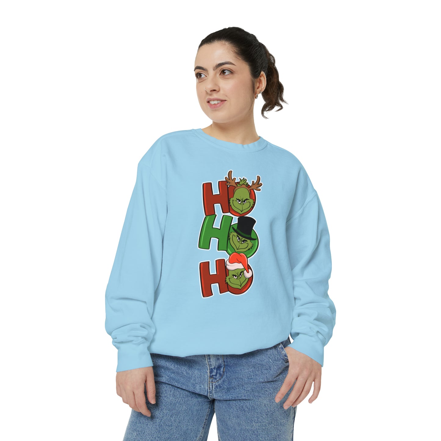 Grinch - Unisex Garment-Dyed Sweatshirt