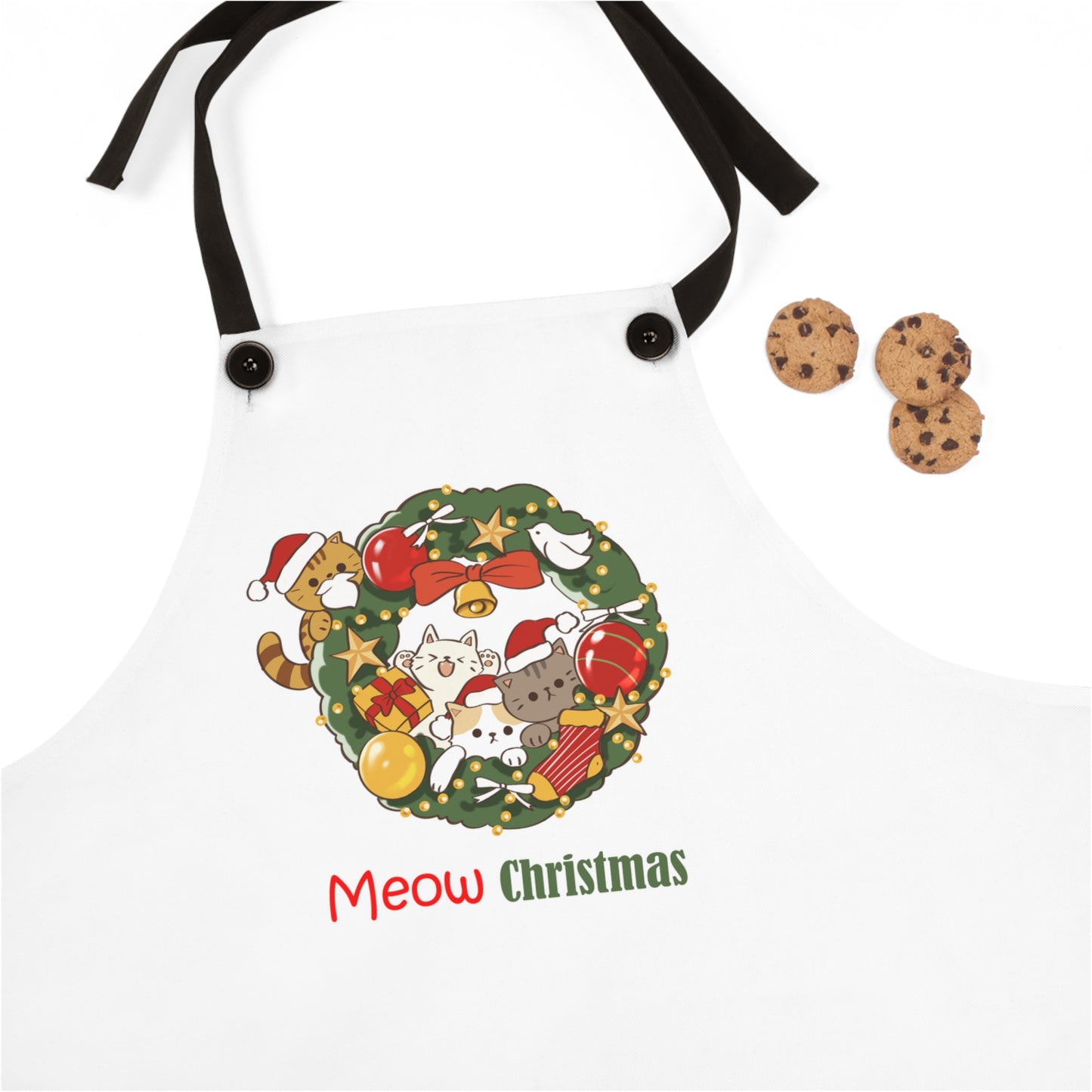 Meow Christmas - Apron (AOP)