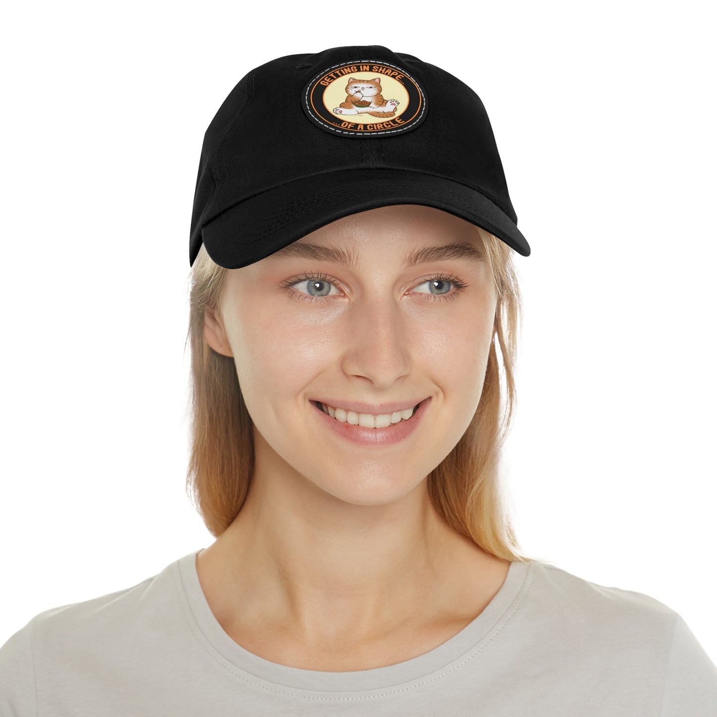 In Shape - Dad Hat with Leather Patch (Round)