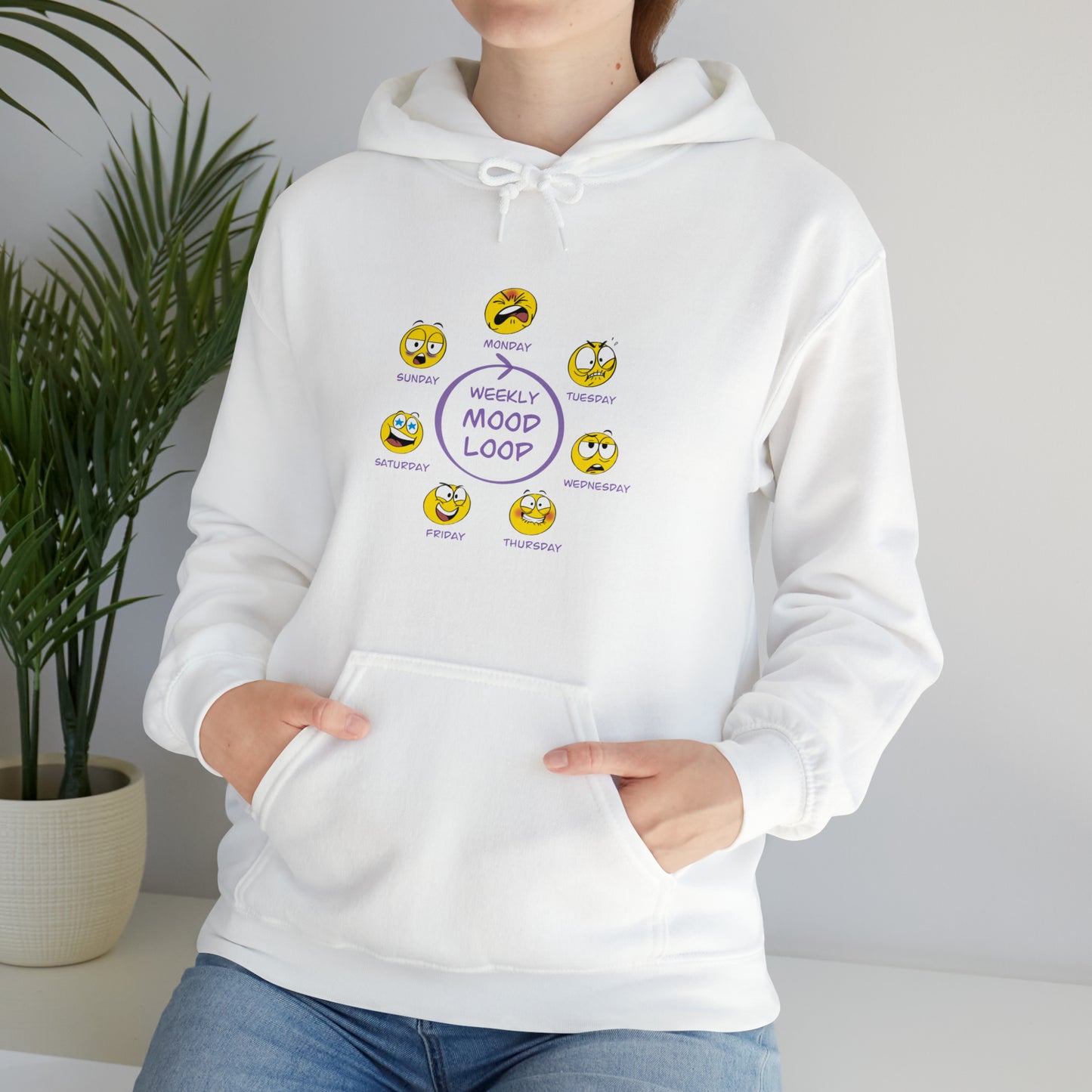 Weekly Mood Loop - Unisex Heavy Blend™ Hooded Sweatshirt