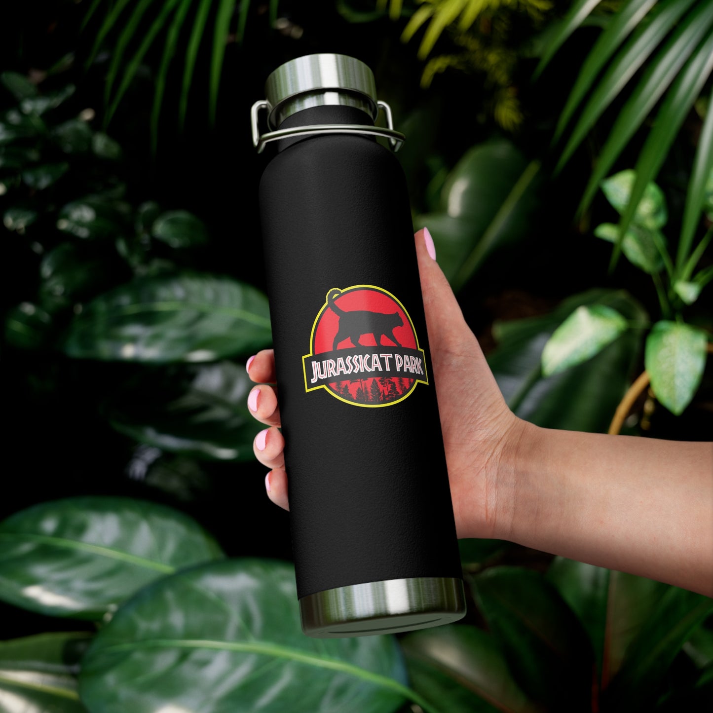 Jurassicat Park - Copper Vacuum Insulated Bottle, 22oz