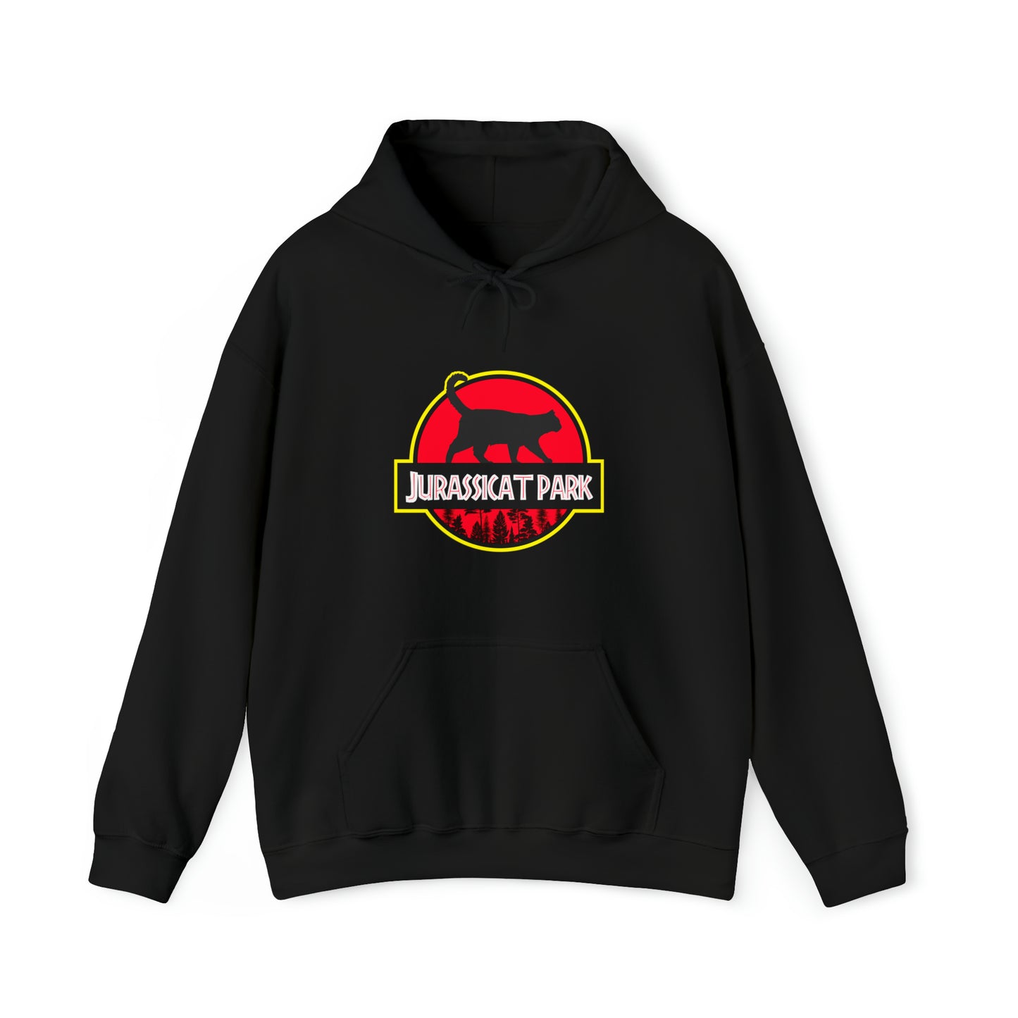 Jurassicat Park - Unisex Heavy Blend™ Hooded Sweatshirt