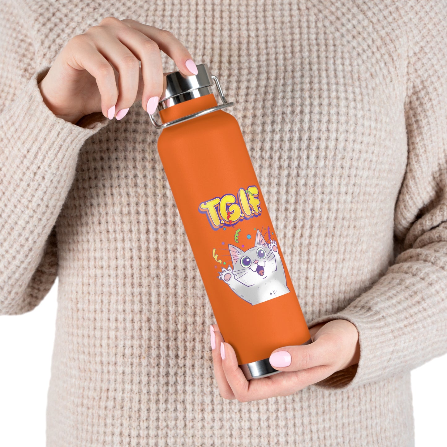 TGIF - Copper Vacuum Insulated Bottle, 22oz