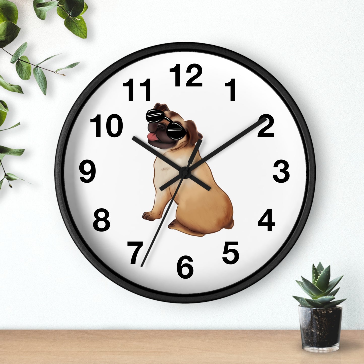 Pug - Wall Clock