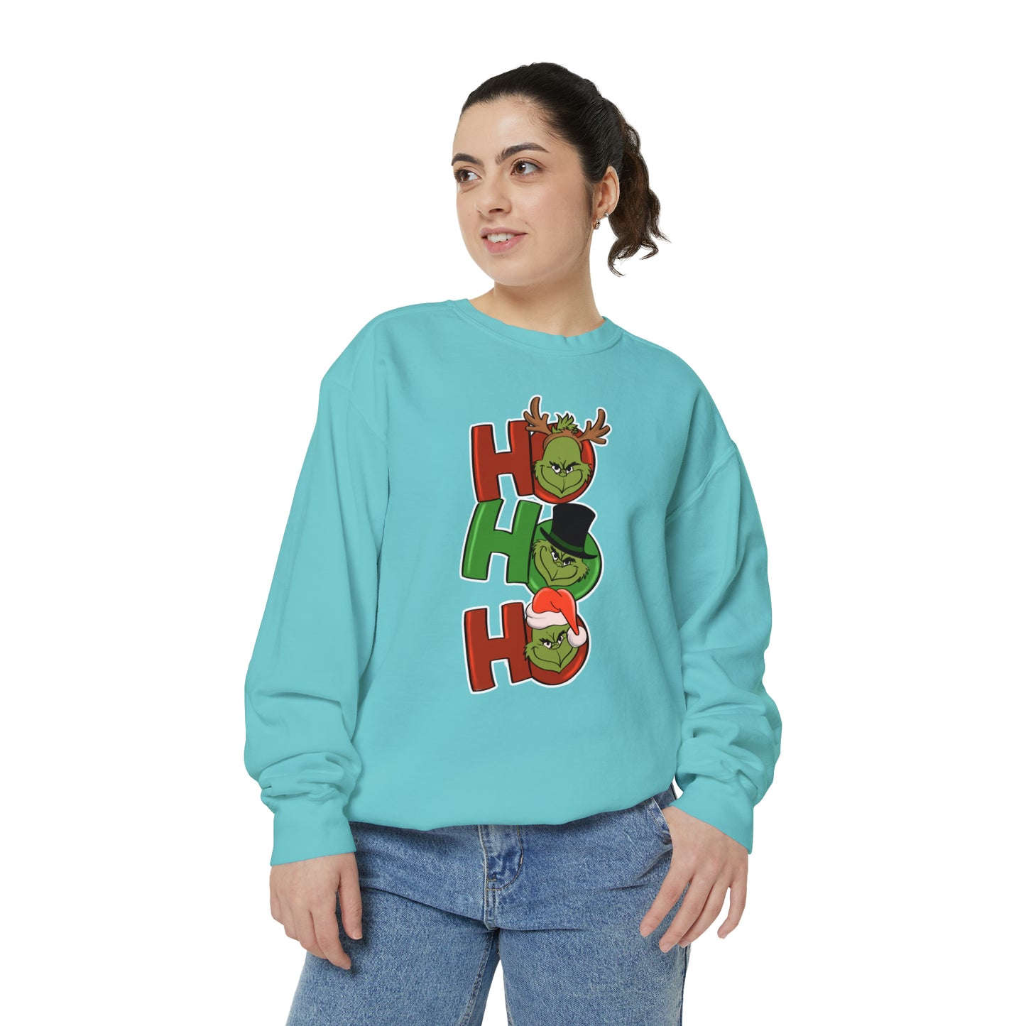 Grinch - Unisex Garment-Dyed Sweatshirt