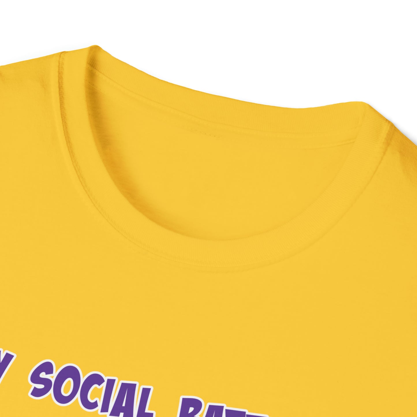 Social Battery - Unisex Softstyle T-Shirt