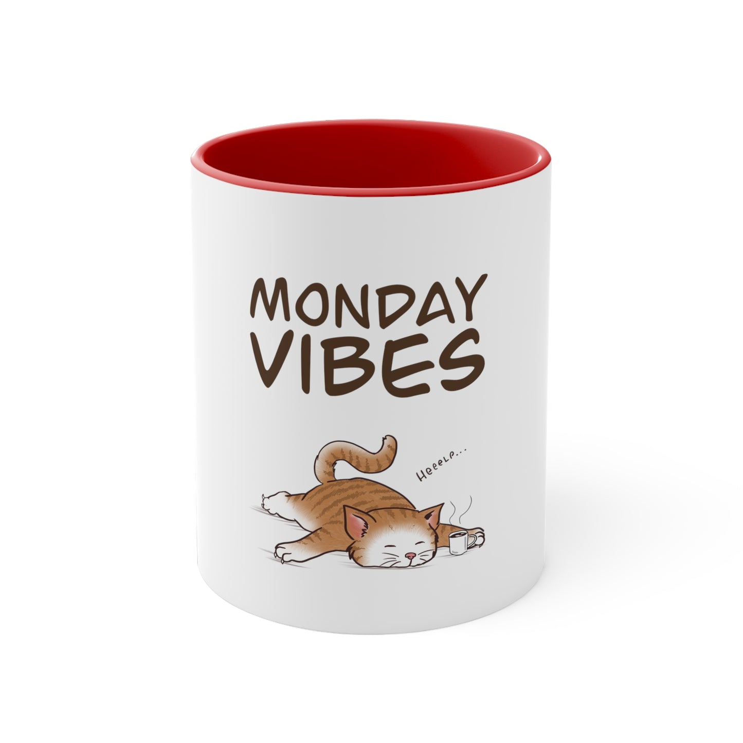 Monday Vibes - Accent Coffee Mug, 11oz