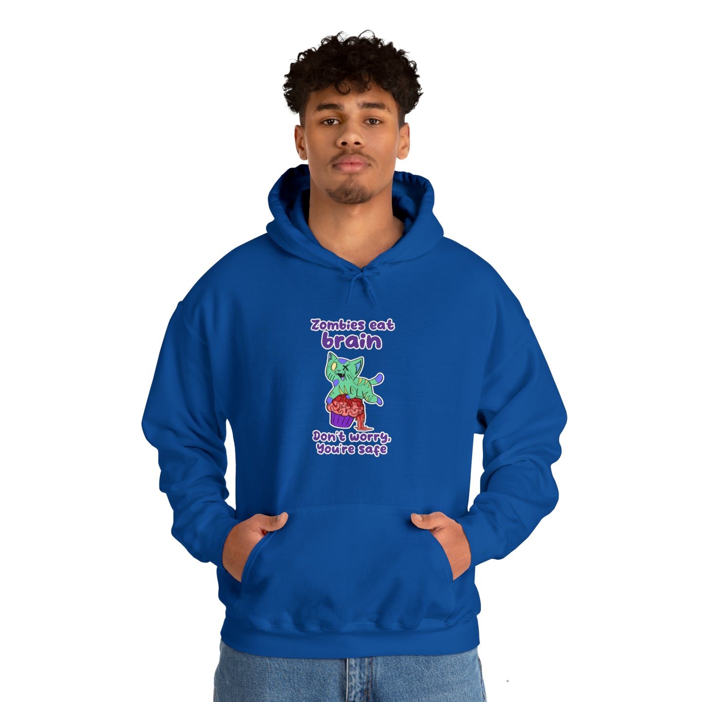 Zombie Cat - Unisex Heavy Blend™ Hooded Sweatshirt