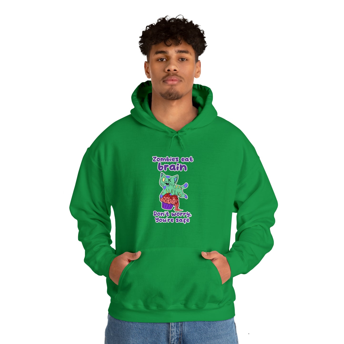 Zombie Cat - Unisex Heavy Blend™ Hooded Sweatshirt