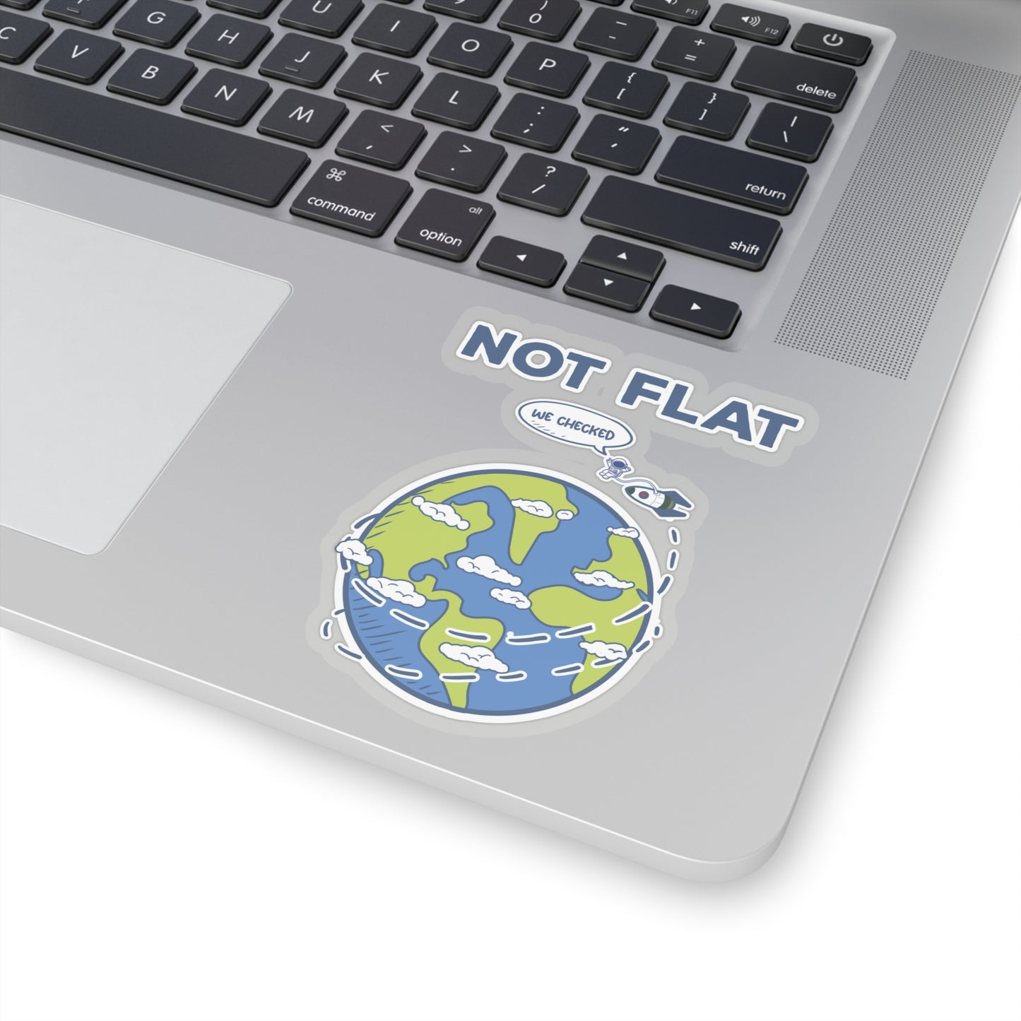 Flat Earth - Kiss-Cut Stickers