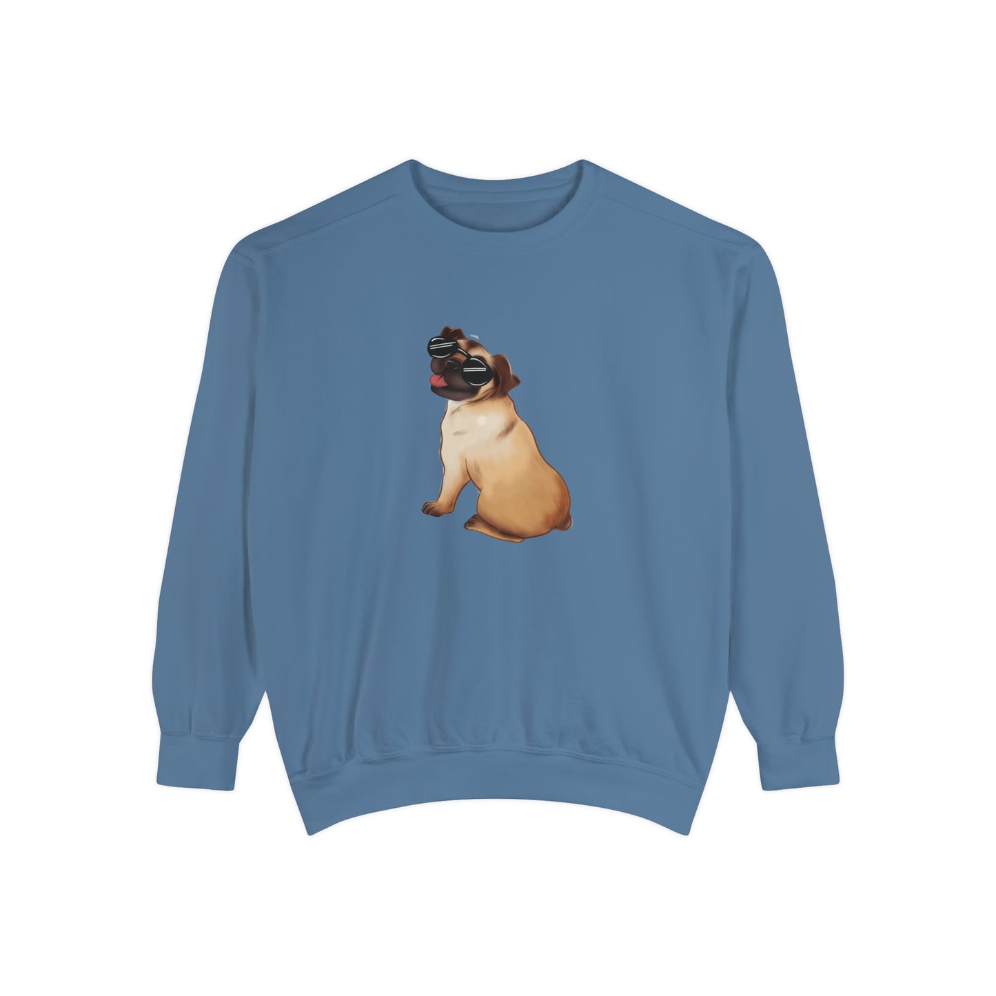 Pug - Unisex Garment-Dyed Sweatshirt