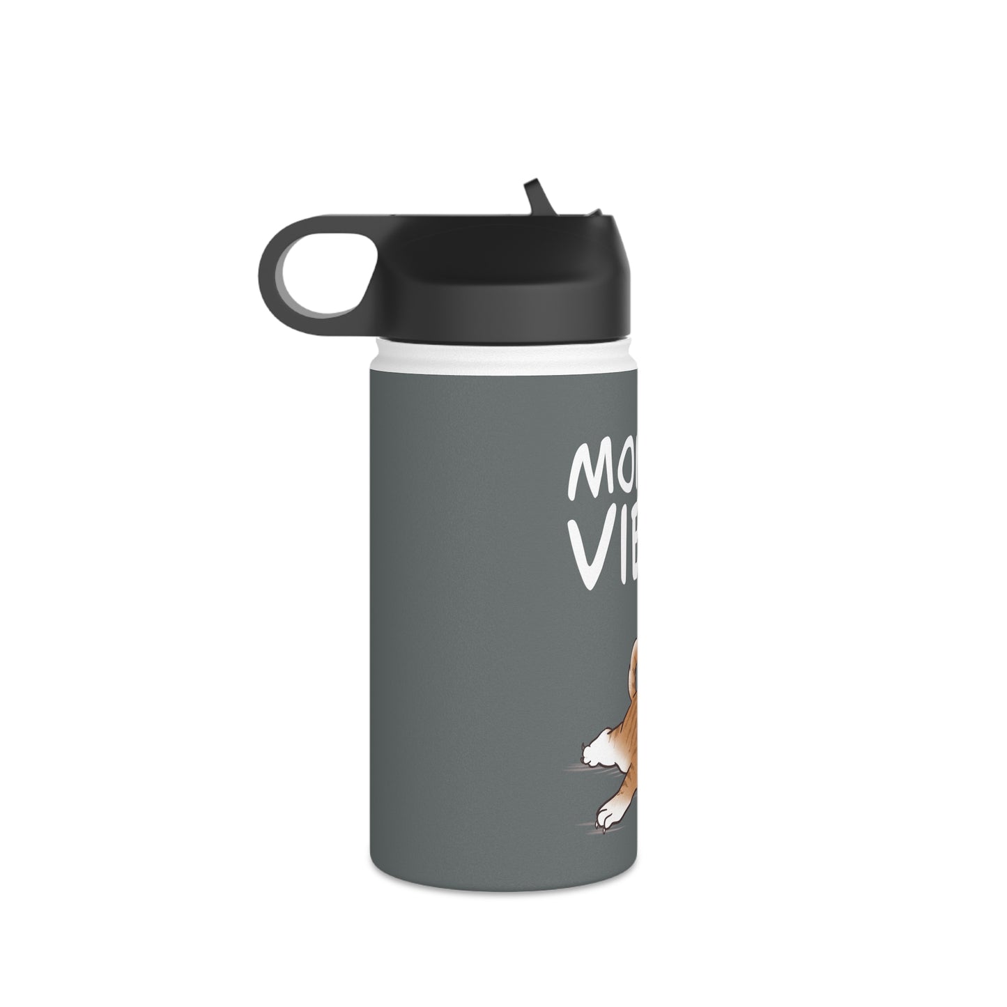 Monday Vibes - Stainless Steel Water Bottle, Standard Lid