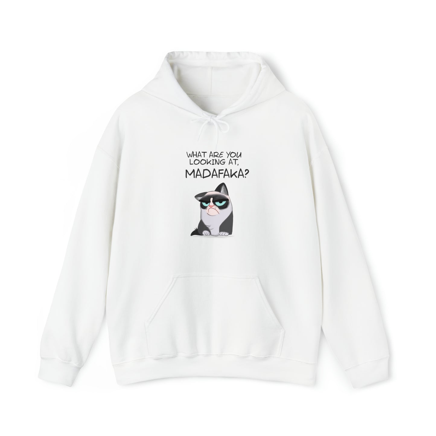 What you're looking at, Madafaka? - Unisex Heavy Blend™ Hooded Sweatshirt