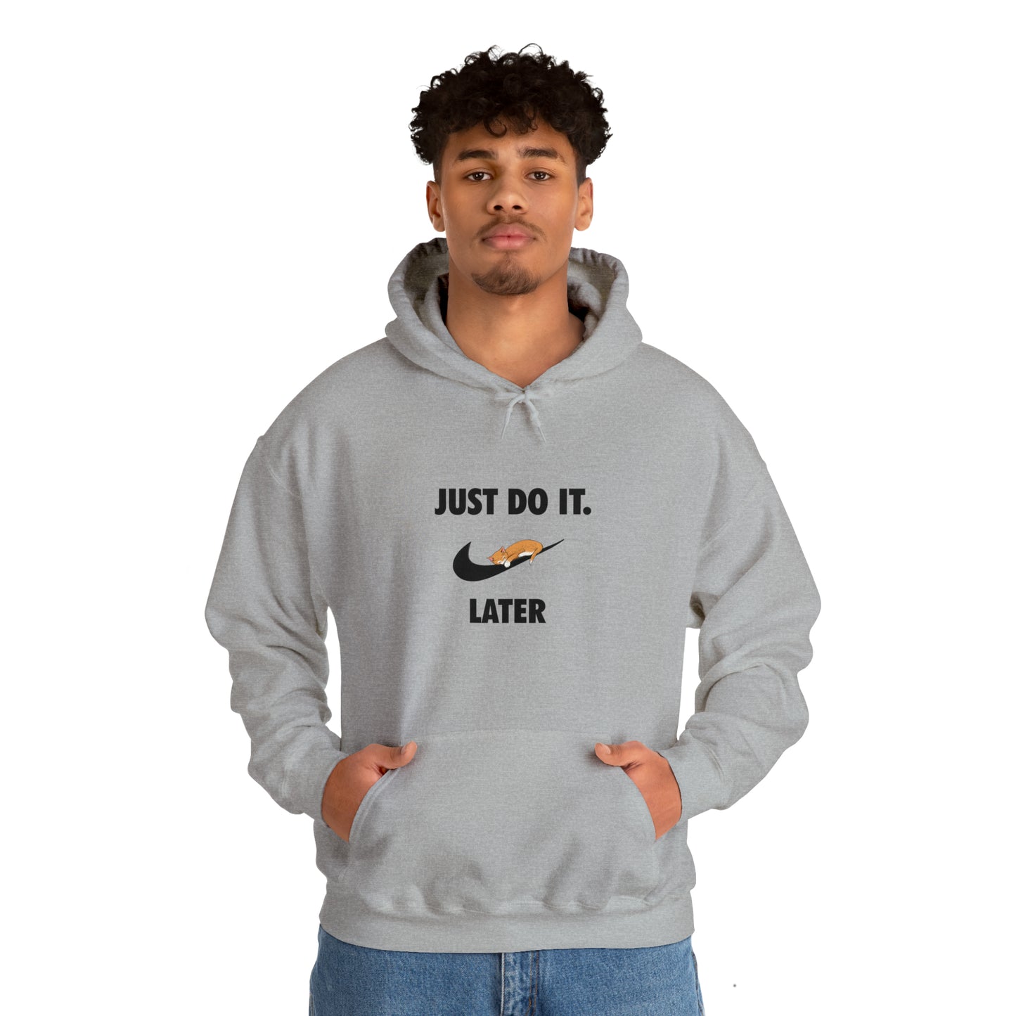 Just do it later - Unisex Heavy Blend™ Hooded Sweatshirt