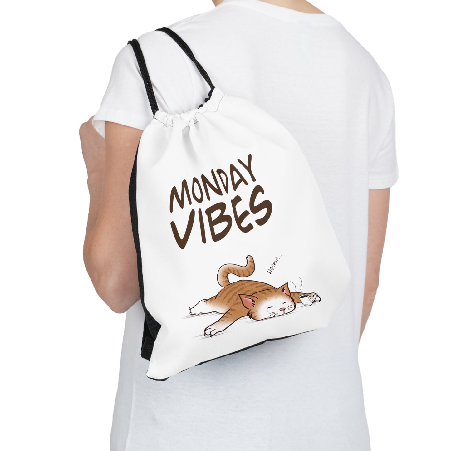 Monday Vibes - Outdoor Drawstring Bag