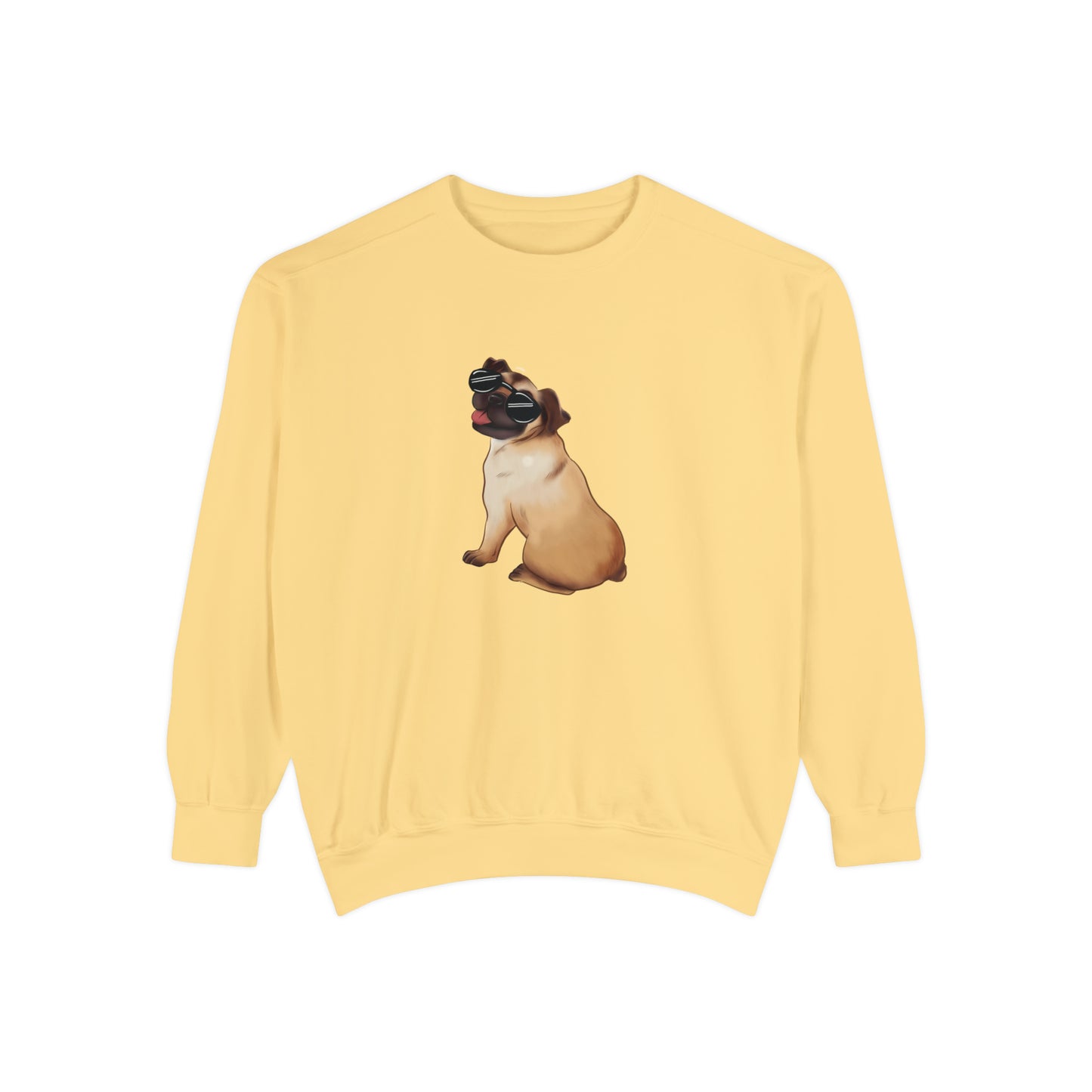 Pug - Unisex Garment-Dyed Sweatshirt