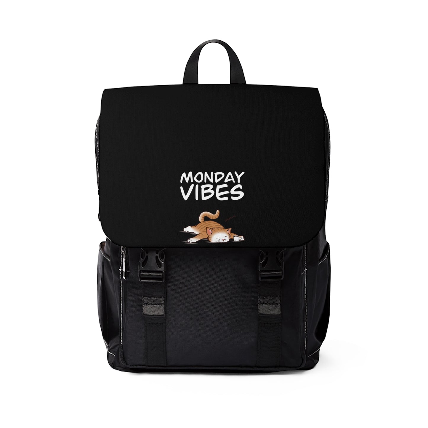 Monday Vibes - Unisex Casual Shoulder Backpack