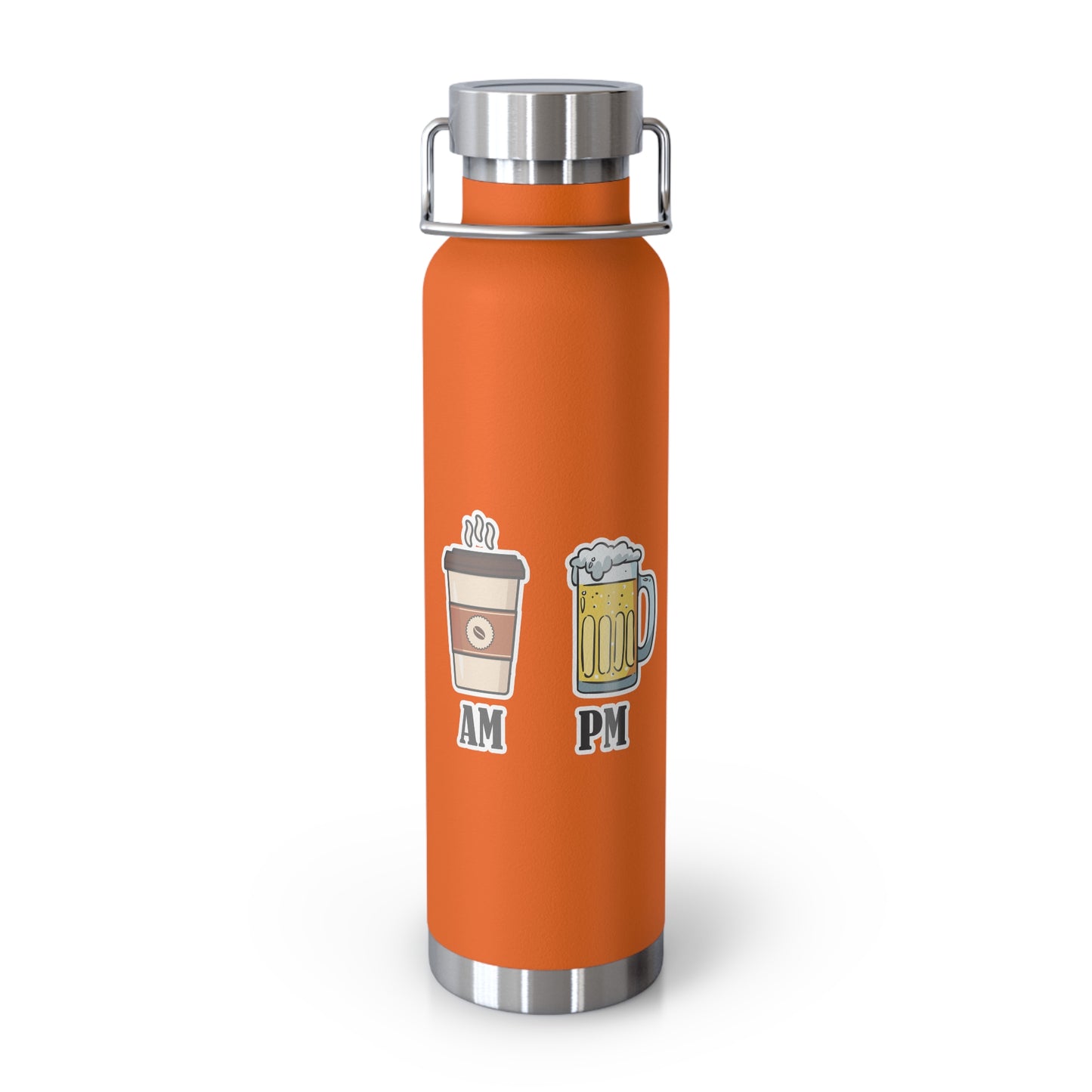 AM/PM - Copper Vacuum Insulated Bottle, 22oz