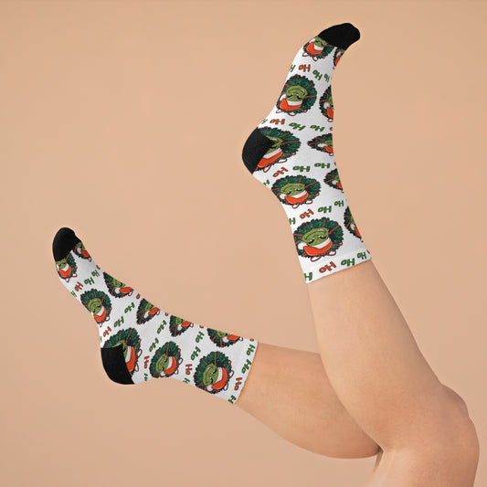 Grinch - Recycled Poly Socks