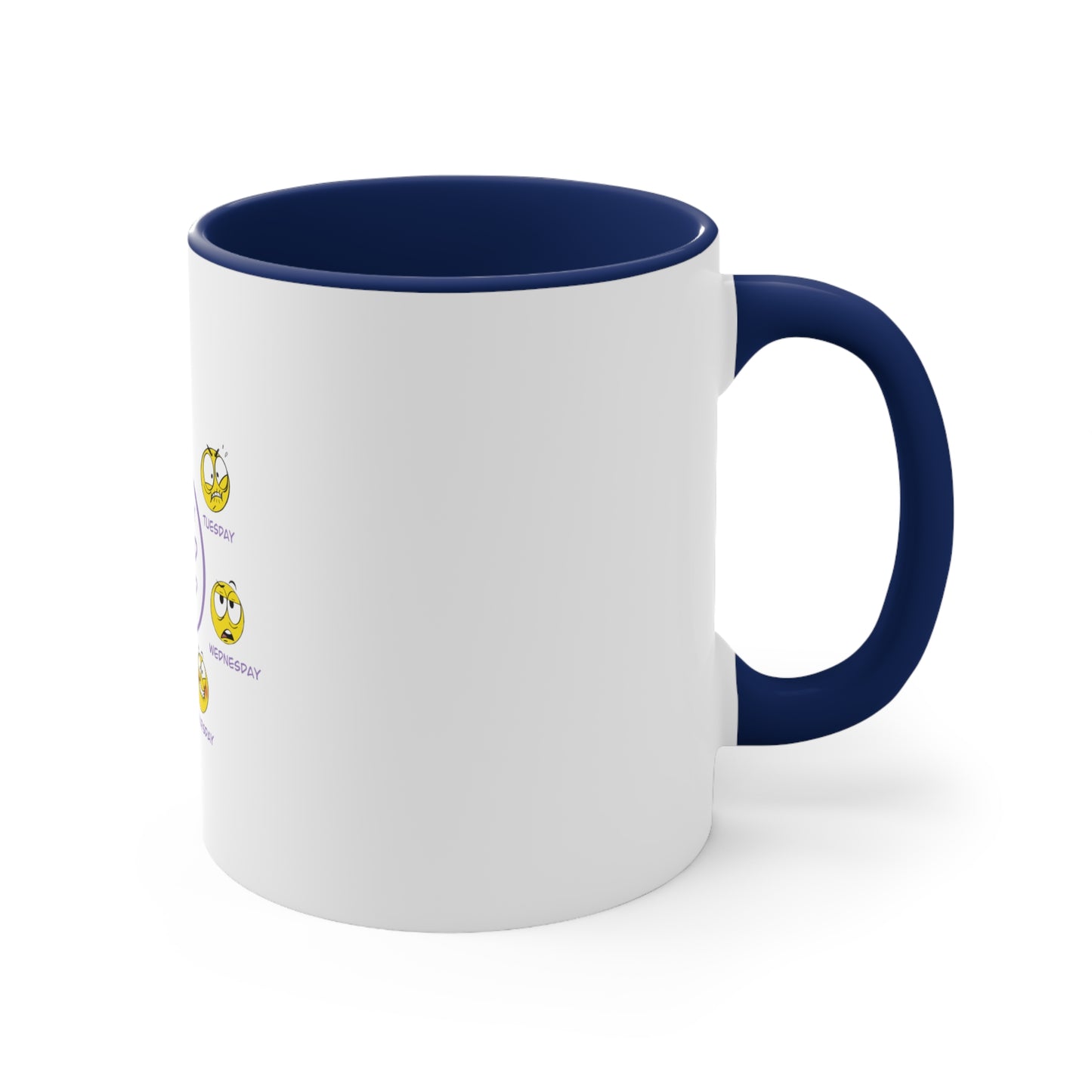 Weekly  Mood Loop - Accent Coffee Mug, 11oz