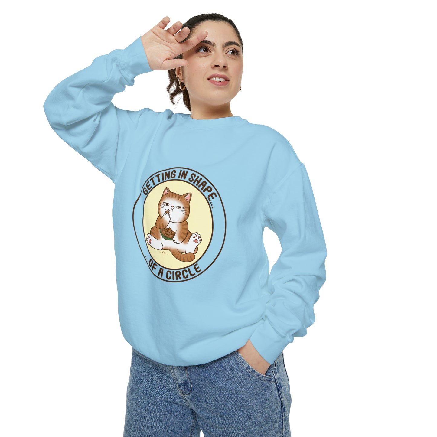 Getting in Shape - Unisex Garment-Dyed Sweatshirt