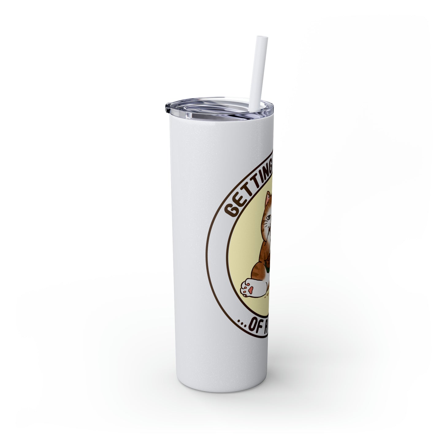 In Shape - Skinny Tumbler with Straw, 20oz