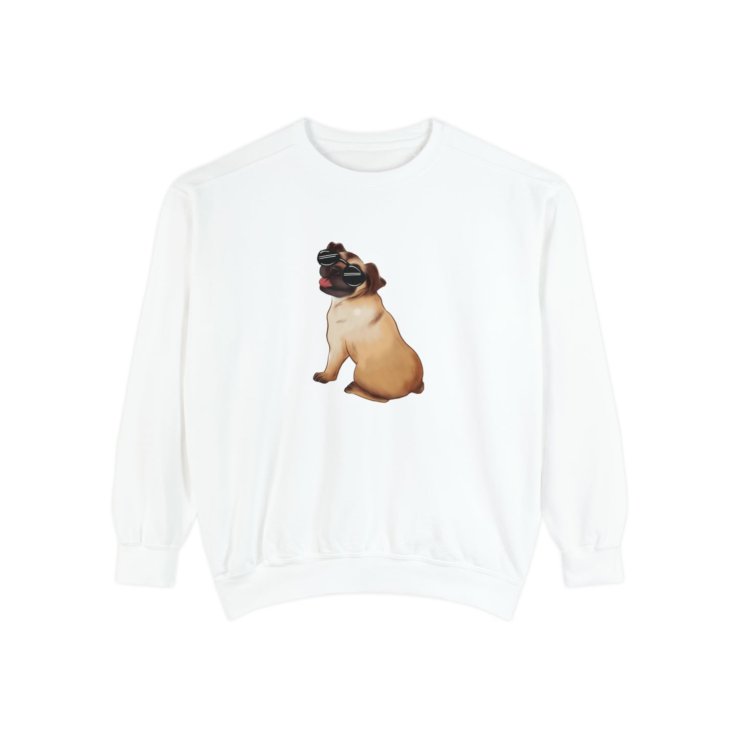 Pug - Unisex Garment-Dyed Sweatshirt