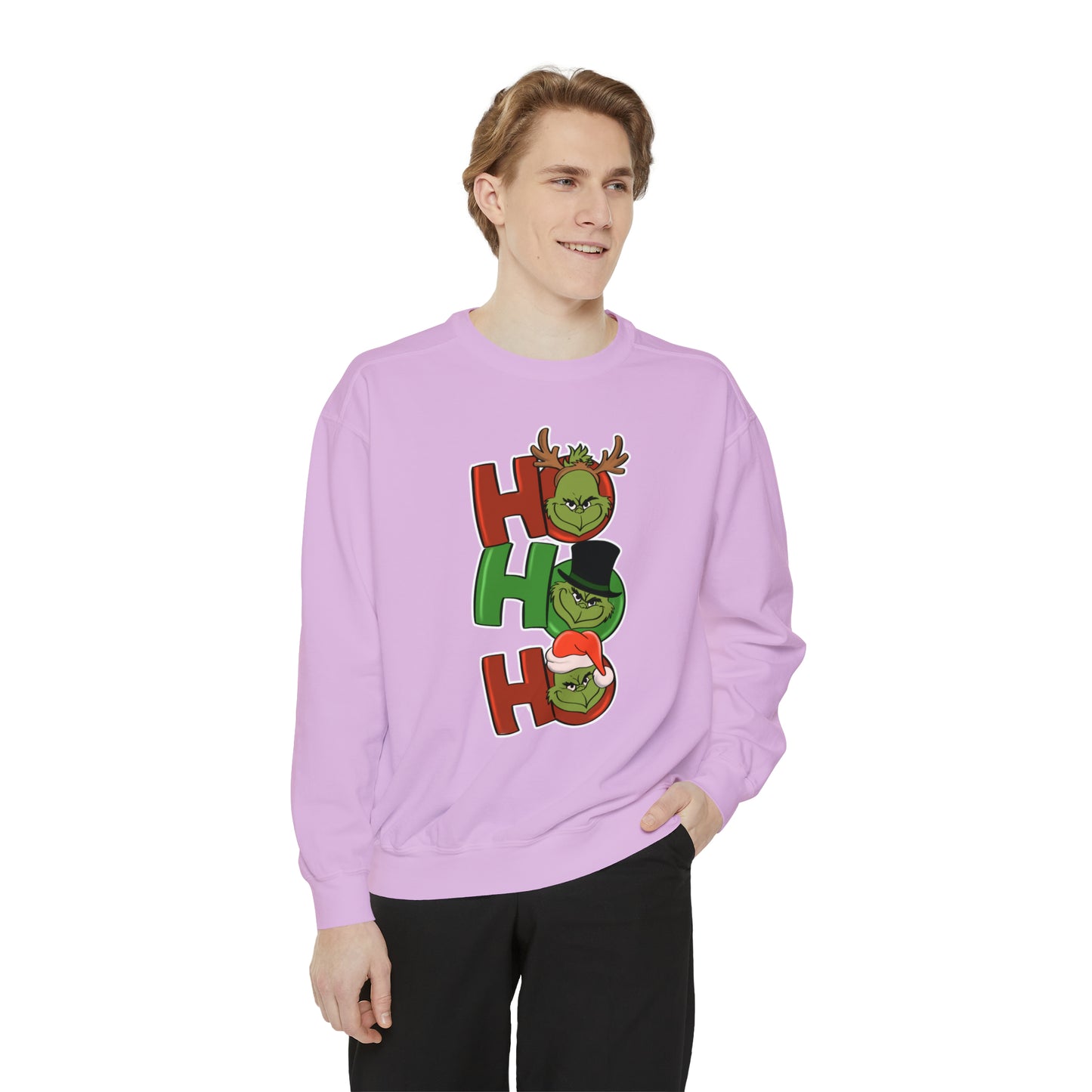 Grinch - Unisex Garment-Dyed Sweatshirt