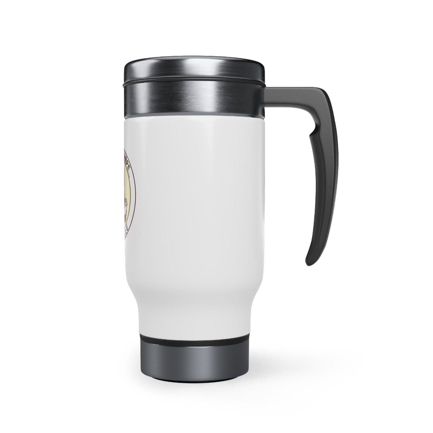 In Shape - Stainless Steel Travel Mug with Handle, 14oz