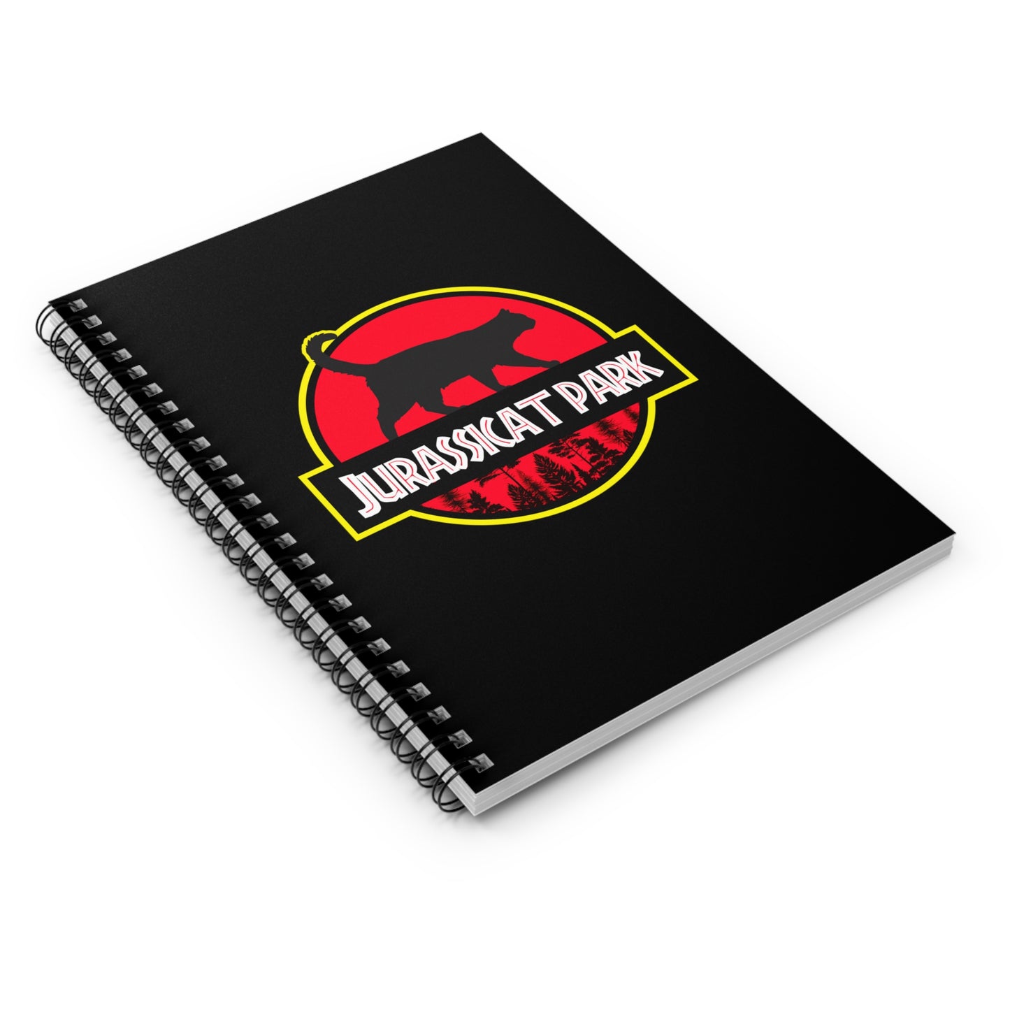 Jurassicat Park - Spiral Notebook - Ruled Line