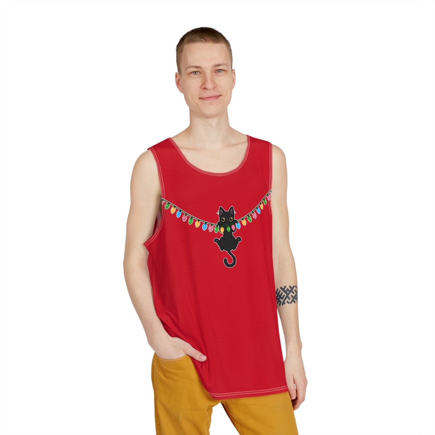 Meow Christmas - Men's Tank (AOP)