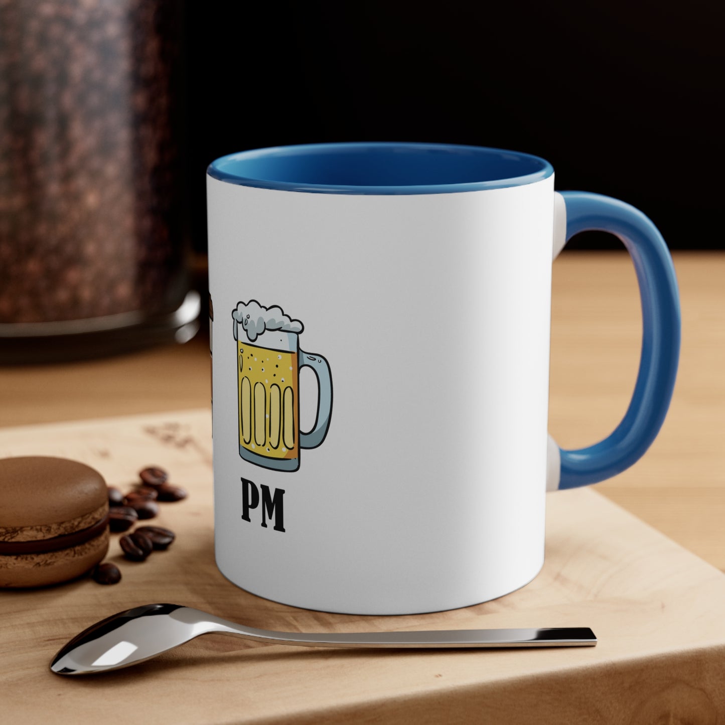 AM/PM - Accent Coffee Mug, 11oz