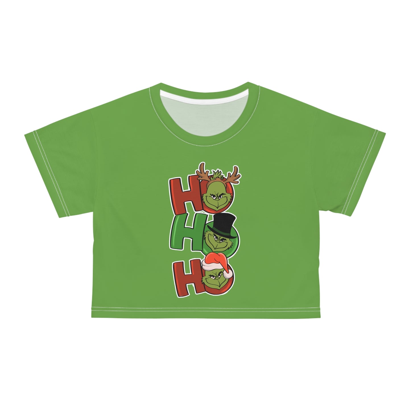 Grinch - Crop Tee (AOP)