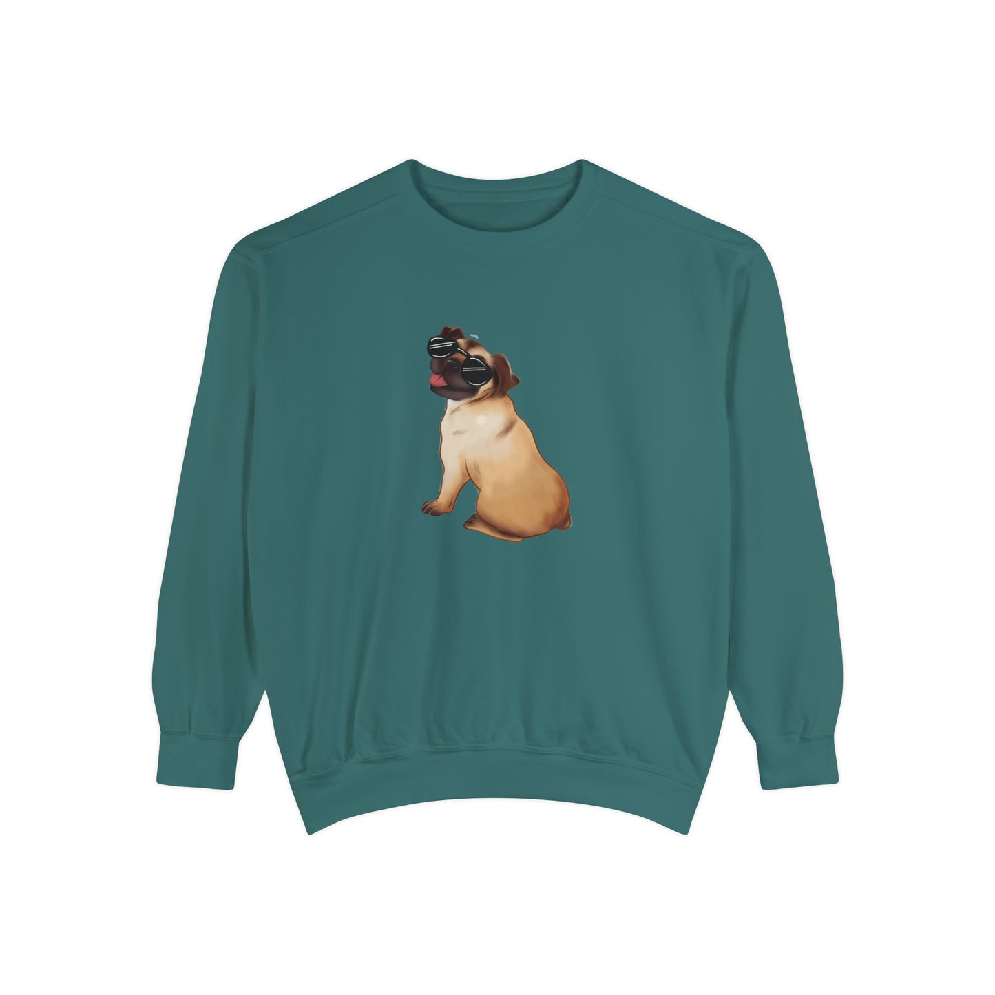 Pug - Unisex Garment-Dyed Sweatshirt