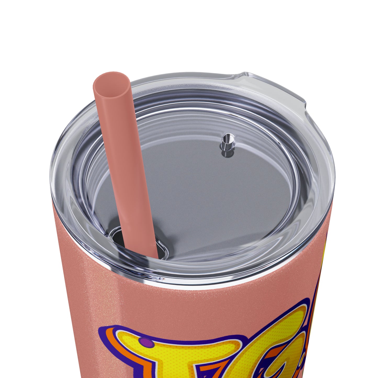 TGIF - Skinny Tumbler with Straw, 20oz