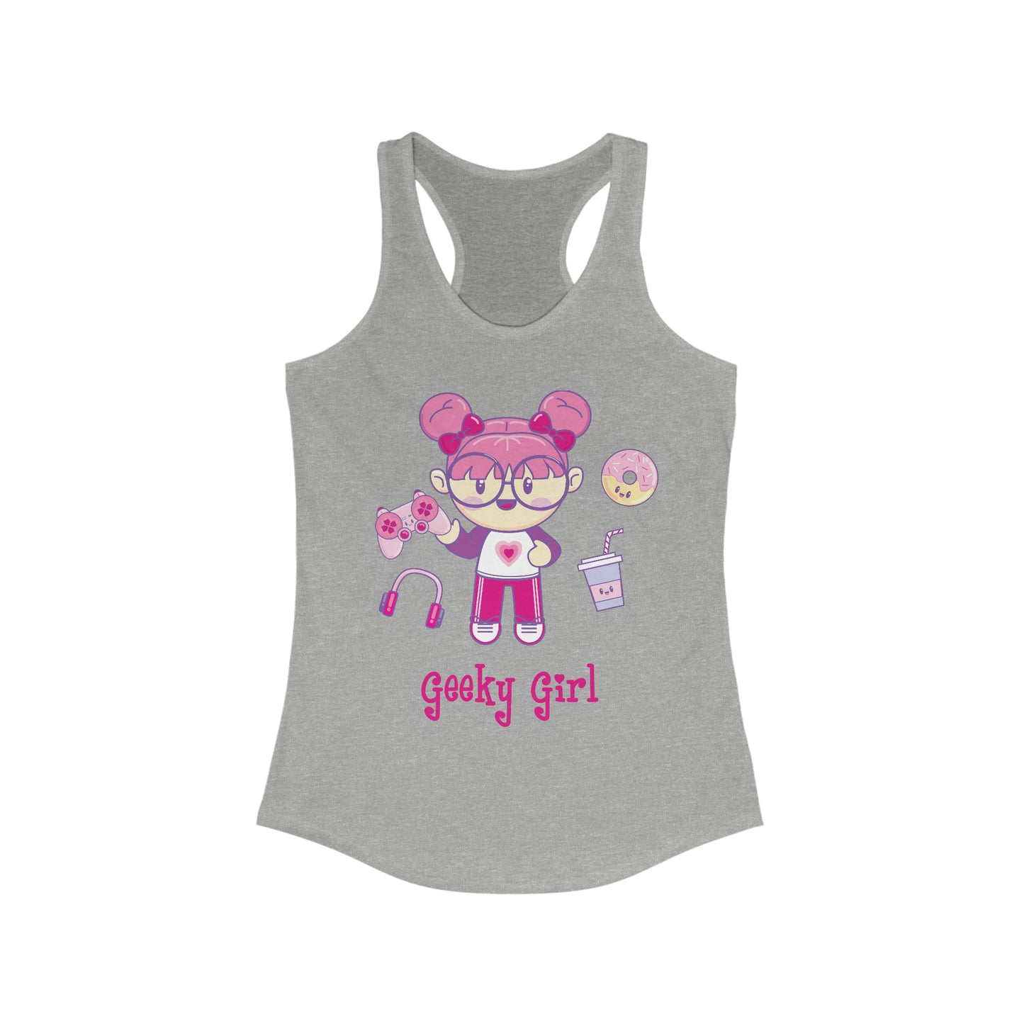 Geek Girl - Women's Ideal Racerback Tank