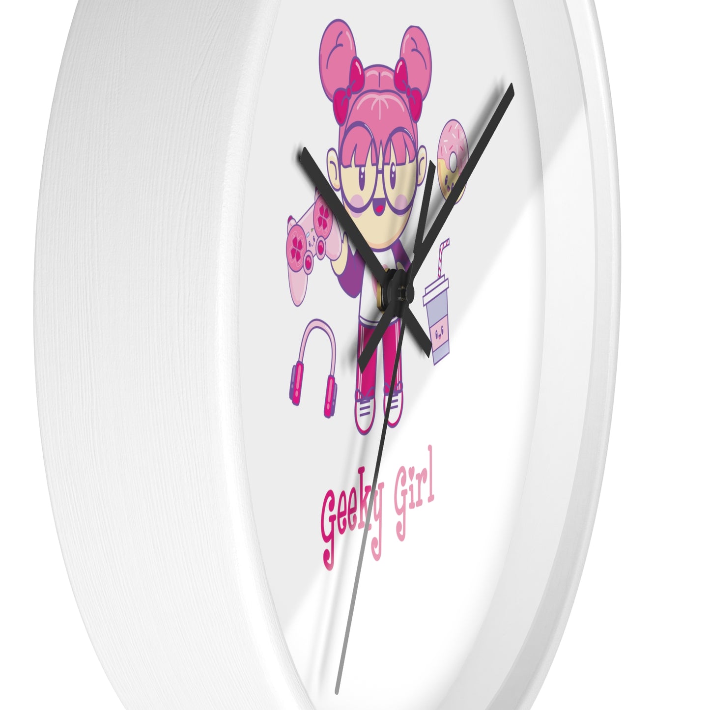 Geek Girl - Wall Clock