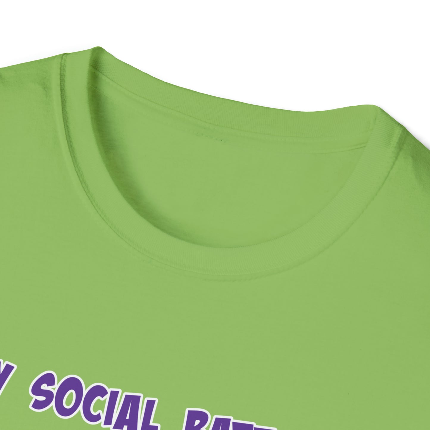 Social Battery - Unisex Softstyle T-Shirt