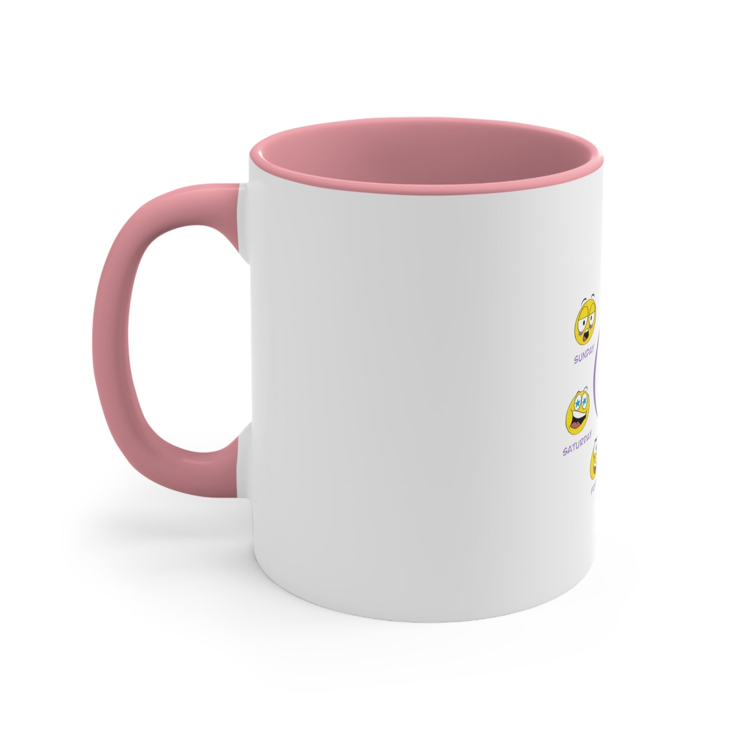 Weekly  Mood Loop - Accent Coffee Mug, 11oz