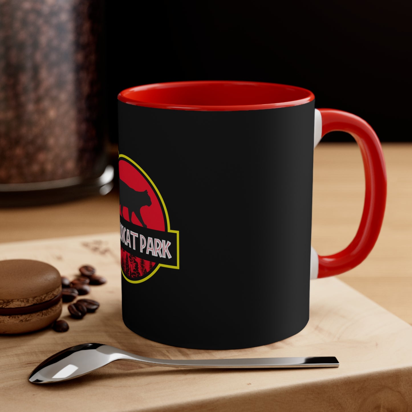 Jurassicat Park - Accent Coffee Mug, 11oz