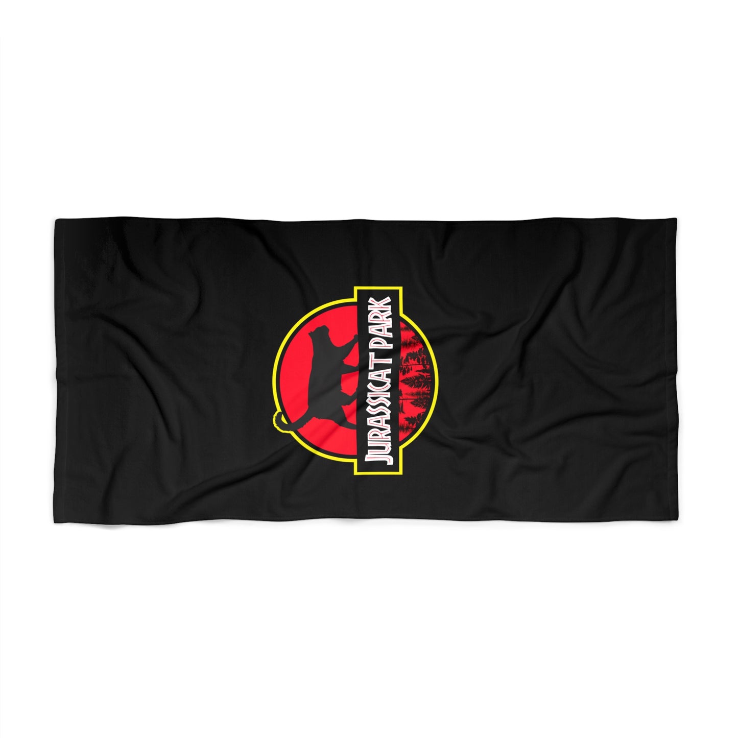 Jurassicat Park - Beach Towel