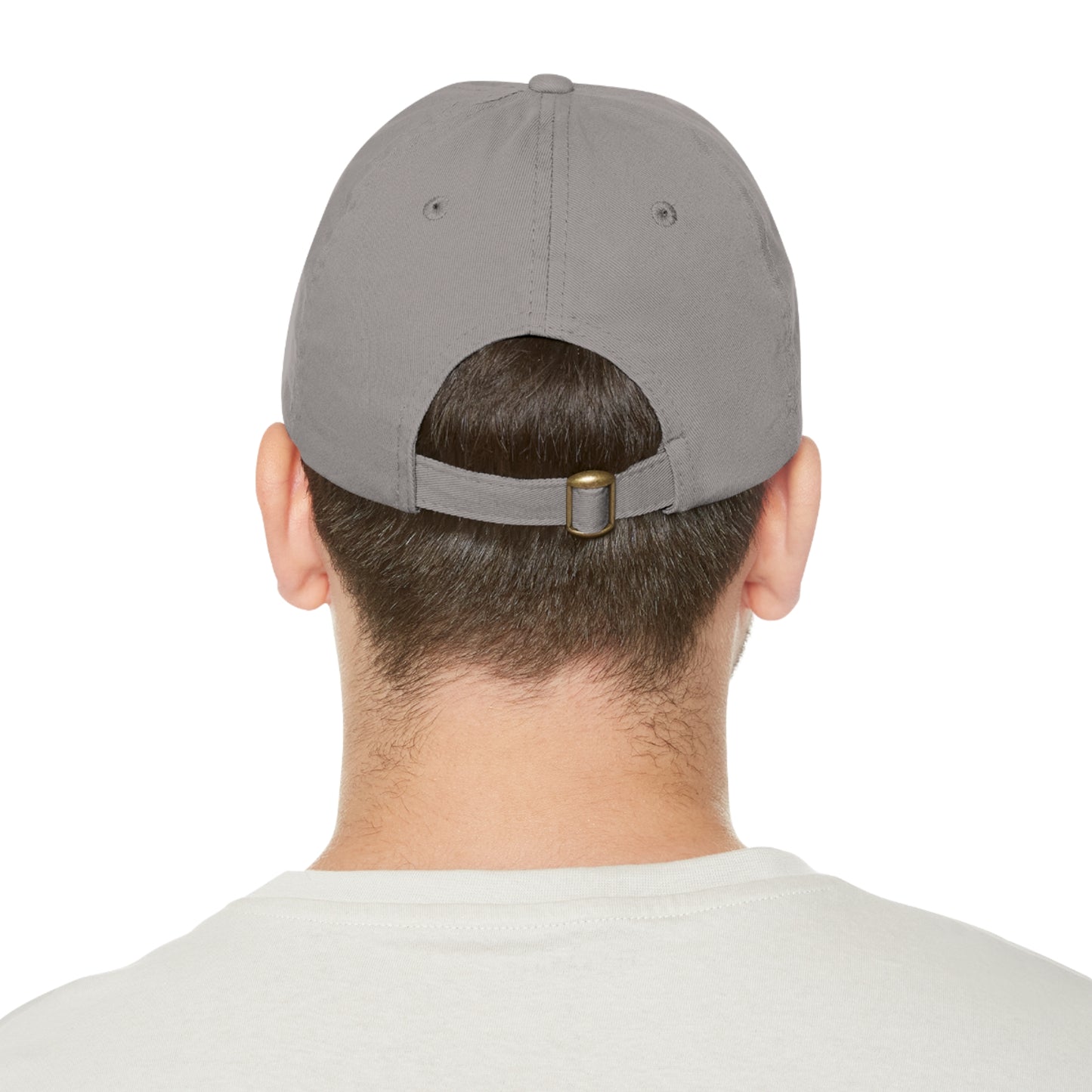 Pug - Dad Hat with Leather Patch (Round)