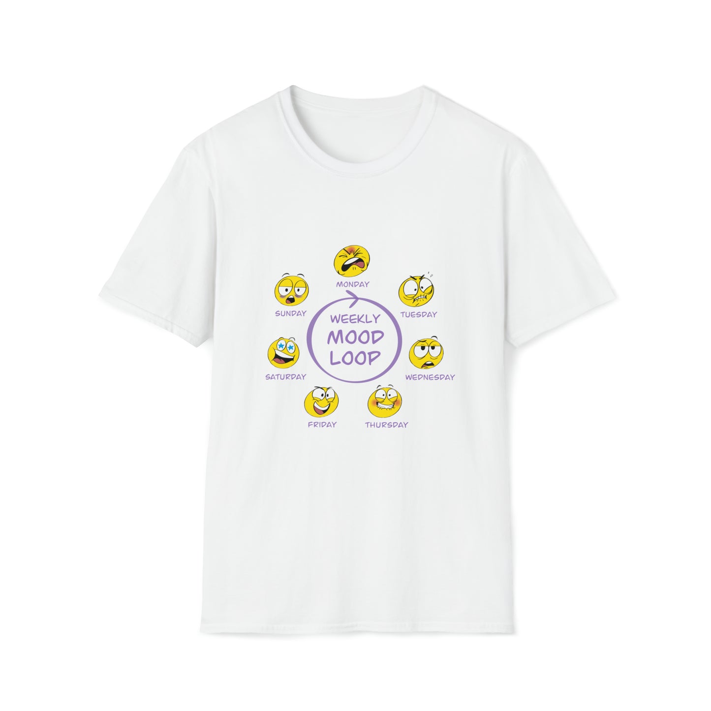 Weekly Mood Loop - Unisex Softstyle T-Shirt