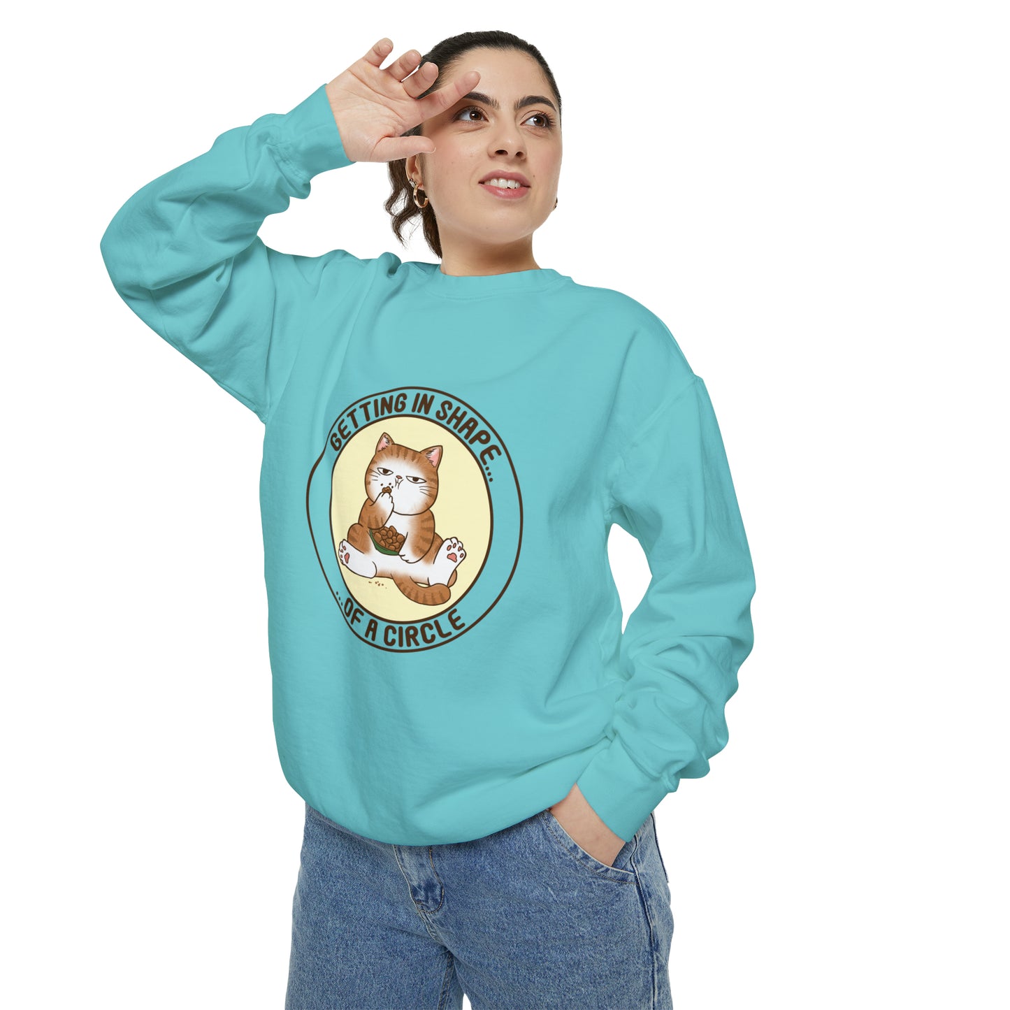 Getting in Shape - Unisex Garment-Dyed Sweatshirt