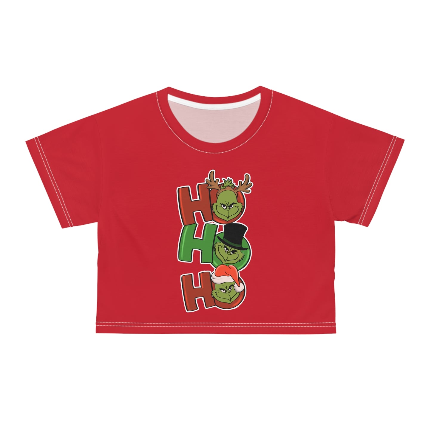 Grinch - Crop Tee (AOP)