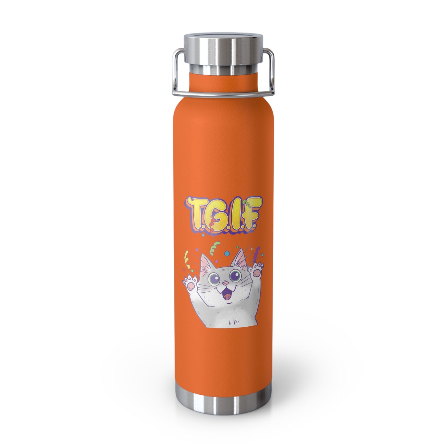 TGIF - Copper Vacuum Insulated Bottle, 22oz