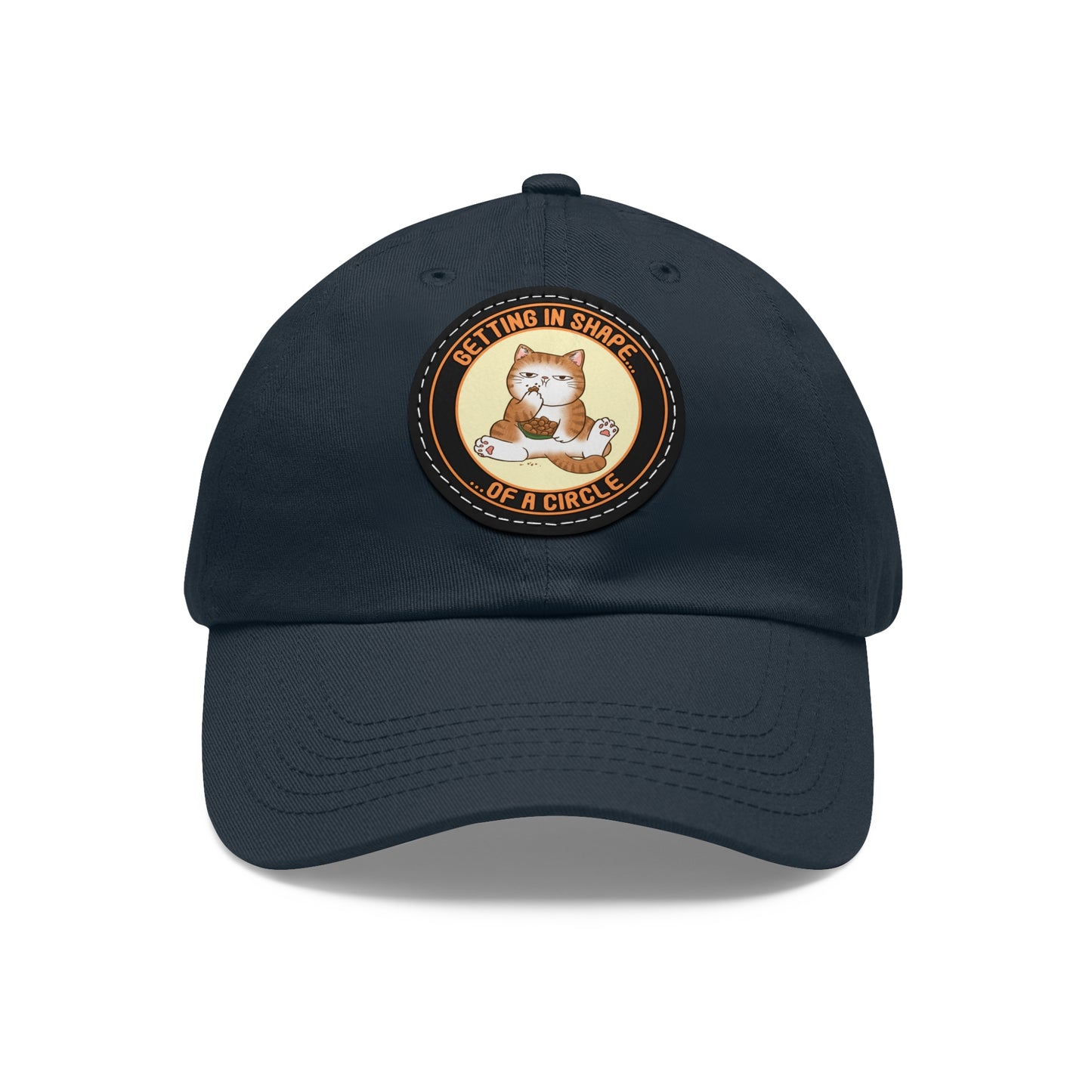 In Shape - Dad Hat with Leather Patch (Round)