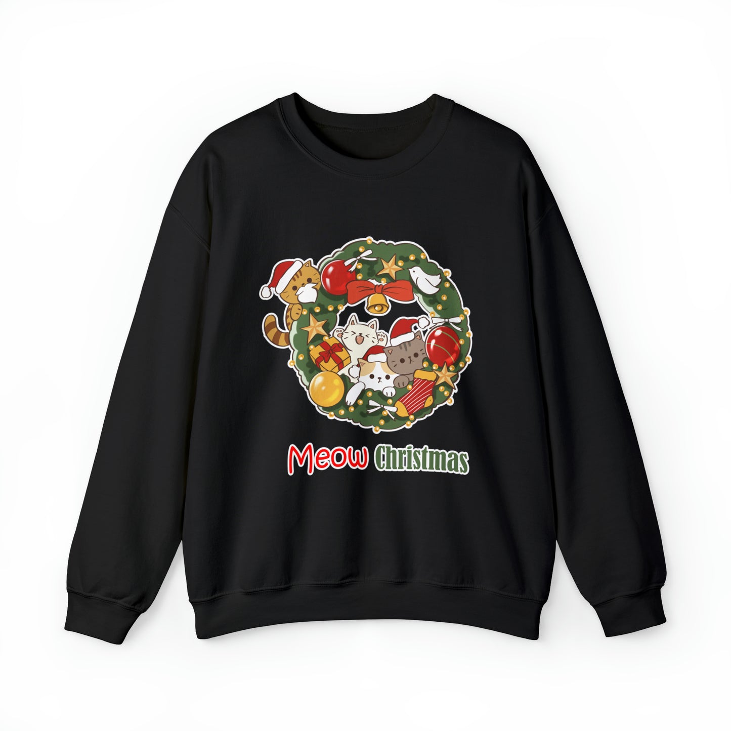 Meow Christmas - Unisex Heavy Blend™ Crewneck Sweatshirt