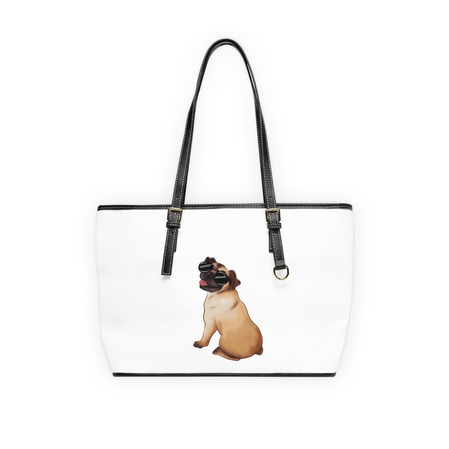 Pug - PU Leather Shoulder Bag