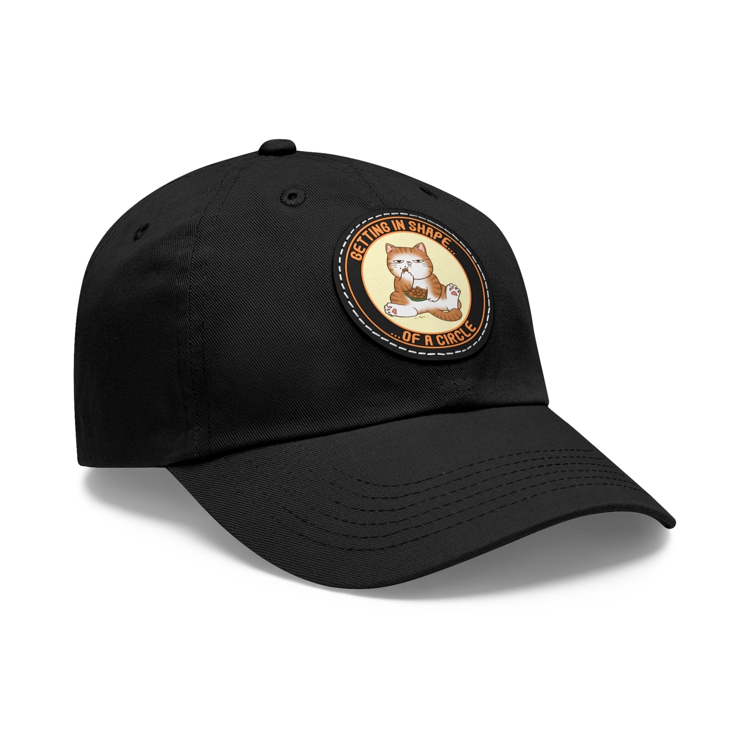 In Shape - Dad Hat with Leather Patch (Round)